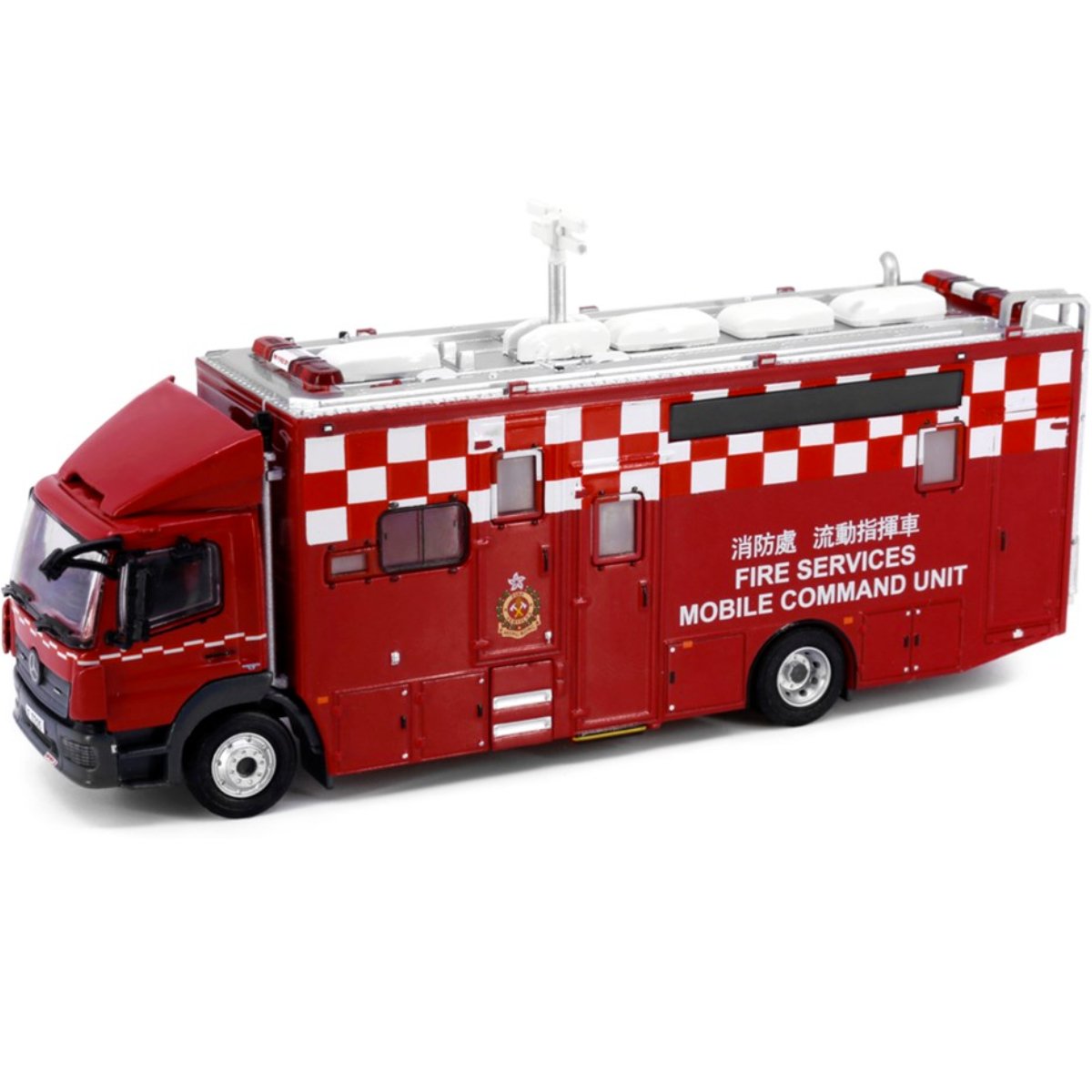 Tiny Models Mercedes Atego Fire Services Mobile Command Unit (1:76 Scale) - Phillips Hobbies
