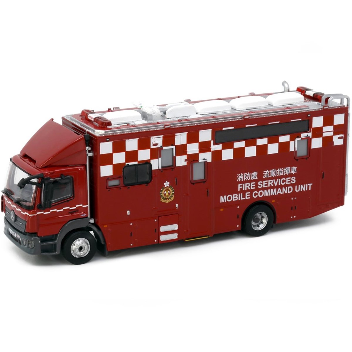 Tiny Models Mercedes-Benz Atego Fire Services Mobile Command Unit F7703 (1:76 Scale) - Phillips Hobbies