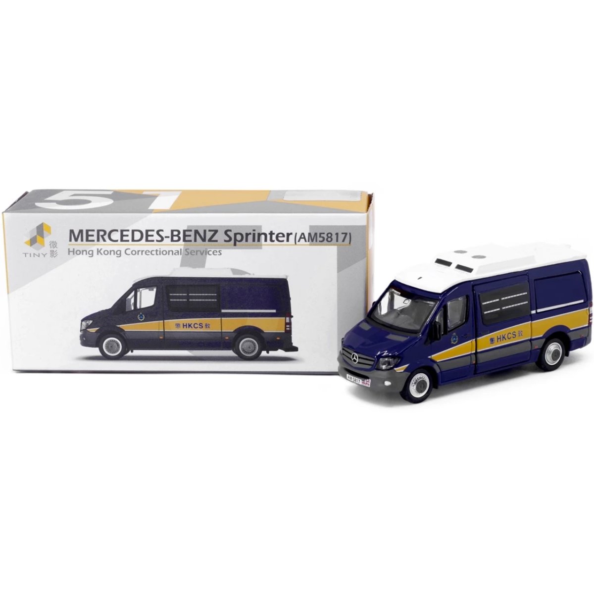 Tiny Models Mercedes-Benz Sprinter FL HKCS (1:76 Scale) - Phillips Hobbies