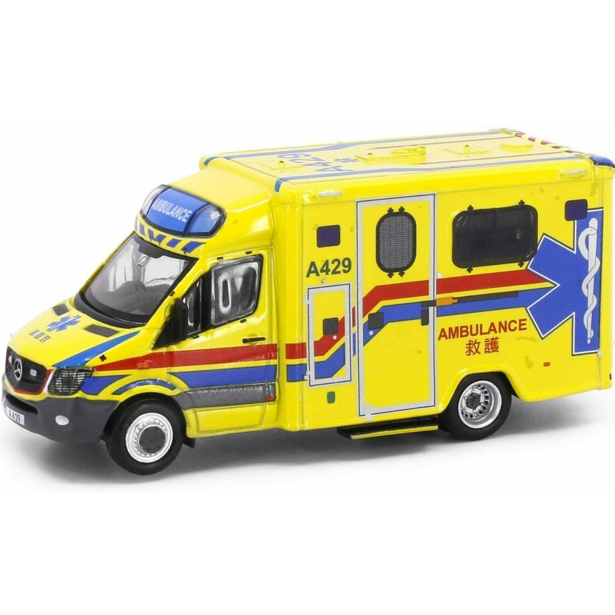 Tiny Models Mercedes Benz Sprinter FL HKFSD Ambulance (1:76 Scale) - Phillips Hobbies
