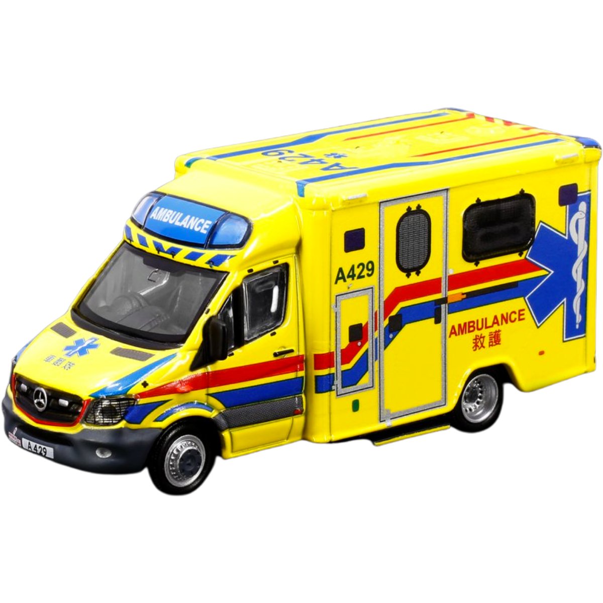 Tiny Models Mercedes Benz Sprinter FL HKFSD Ambulance (1:76 Scale) - Phillips Hobbies
