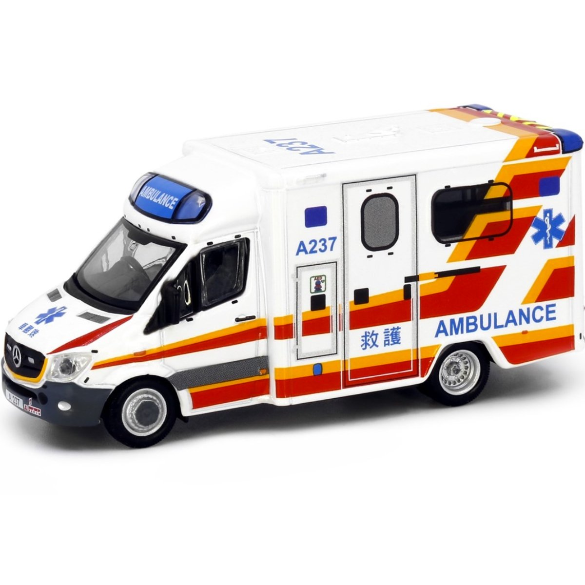 Tiny Models Mercedes Benz Sprinter FL HKFSD Ambulance A237 (1:76 Scale) - Phillips Hobbies