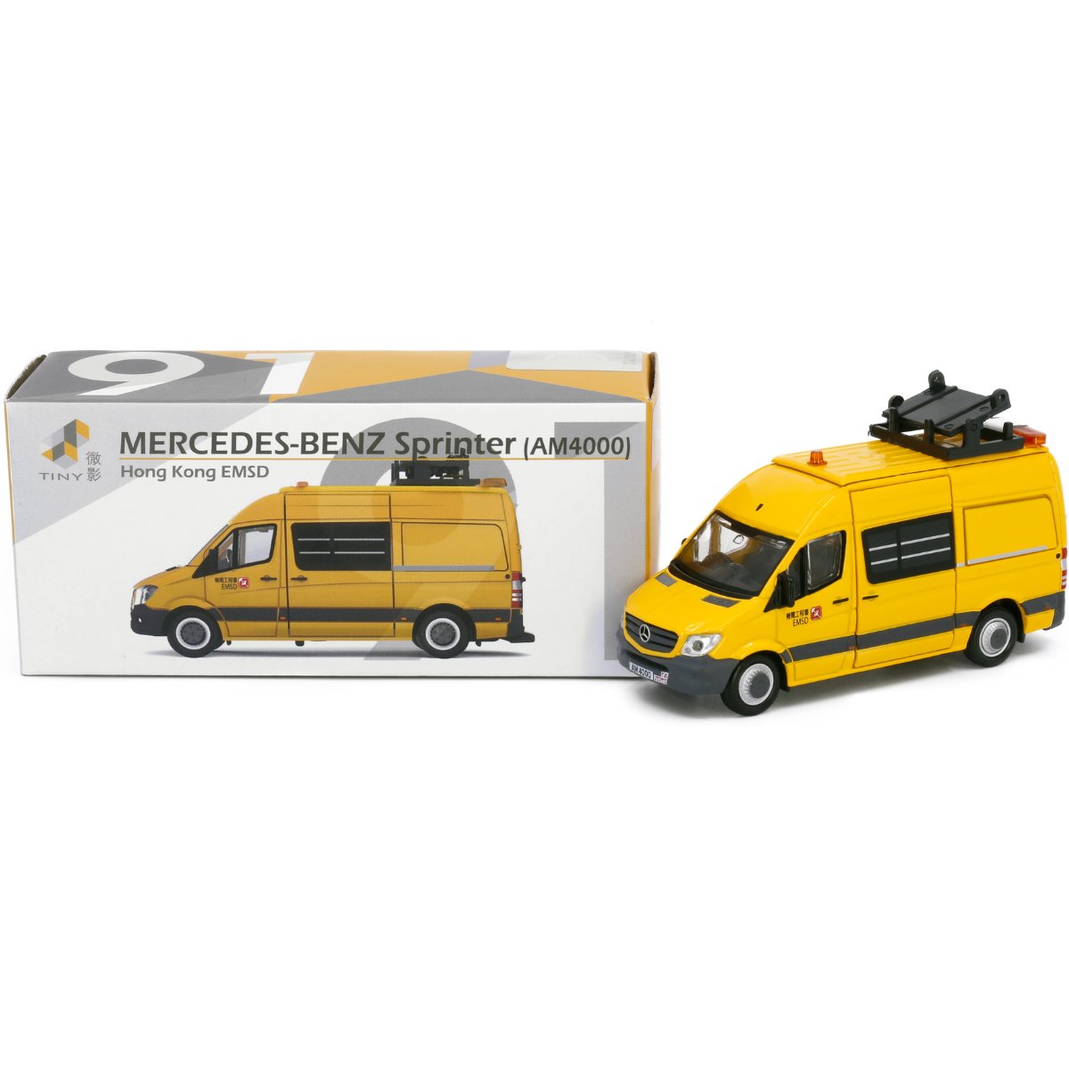 Tiny Models Mercedes Sprinter EMSD AM4000 (1:76 Scale) - Phillips Hobbies