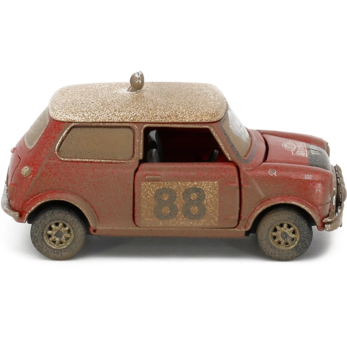 Tiny Models Mini Cooper Rally #88 Mud Weathered (1:50 Scale) - Phillips Hobbies