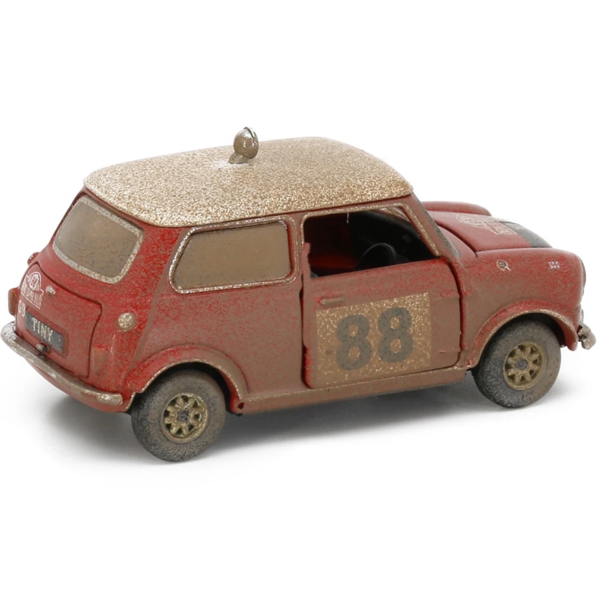 Tiny Models Mini Cooper Rally #88 Mud Weathered (1:50 Scale) - Phillips Hobbies
