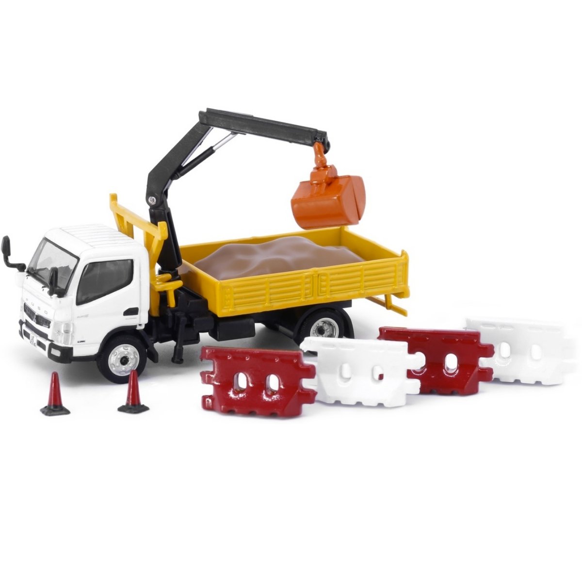 Tiny Models Mitsubishi Fuso Canter Grab Lorry (1:76 Scale) - Phillips Hobbies