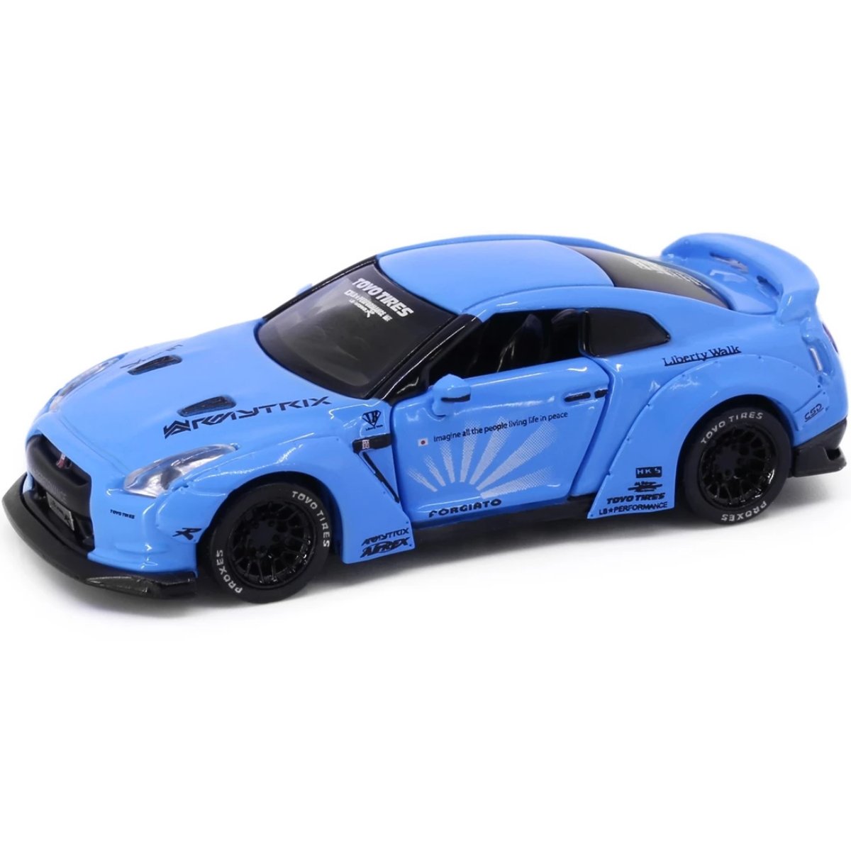 Tiny Models Nissan GTR Blue (1:64 Scale) - Phillips Hobbies