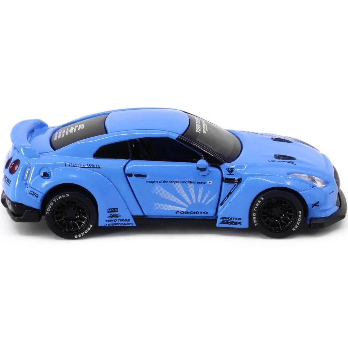 Tiny Models Nissan GTR Blue (1:64 Scale) - Phillips Hobbies