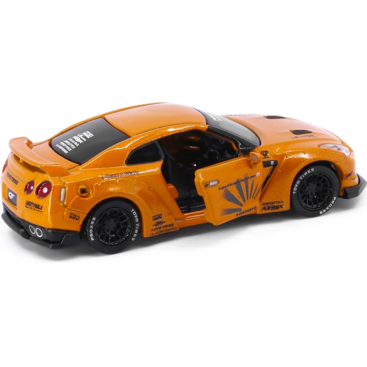 Tiny Models Nissan GTR Orange (1:64 Scale) - Phillips Hobbies