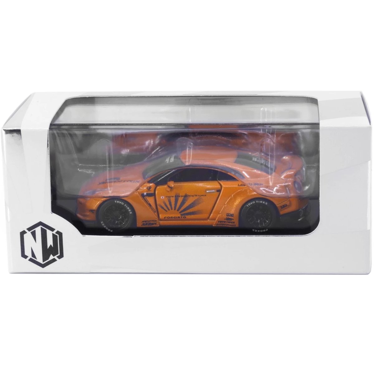 Tiny Models Nissan GTR Orange (1:64 Scale) - Phillips Hobbies