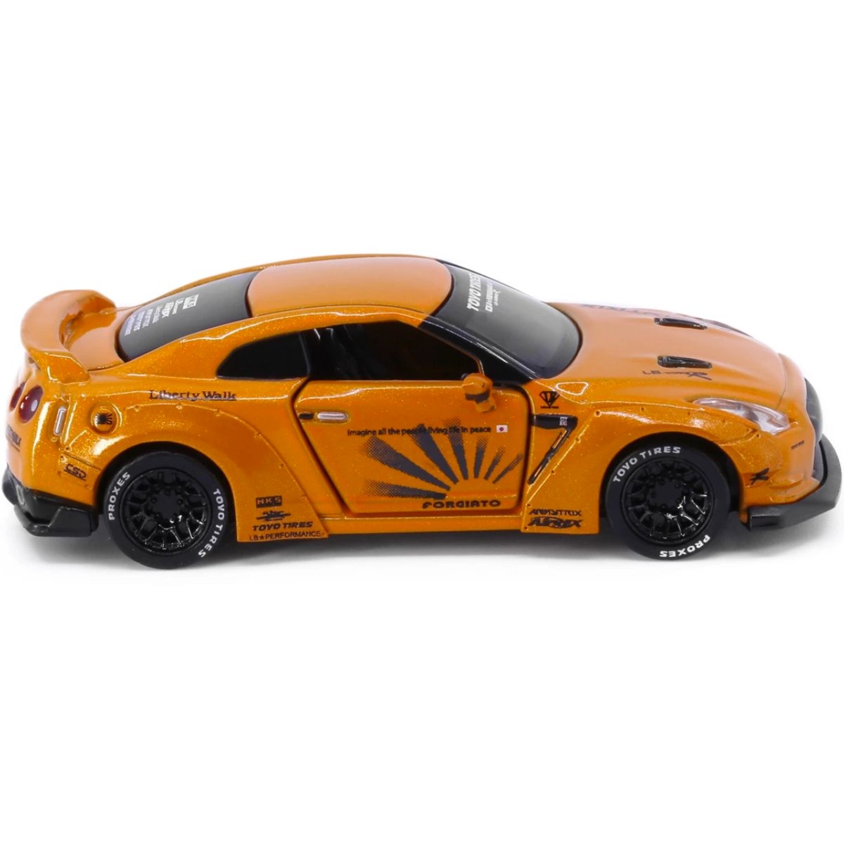 Tiny Models Nissan GTR Orange (1:64 Scale) - Phillips Hobbies