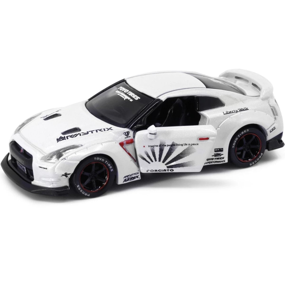 Tiny Models Nissan GTR White (1:64 Scale) - Phillips Hobbies