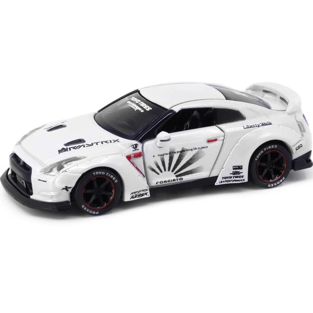 Tiny Models Nissan GTR White (1:64 Scale) - Phillips Hobbies