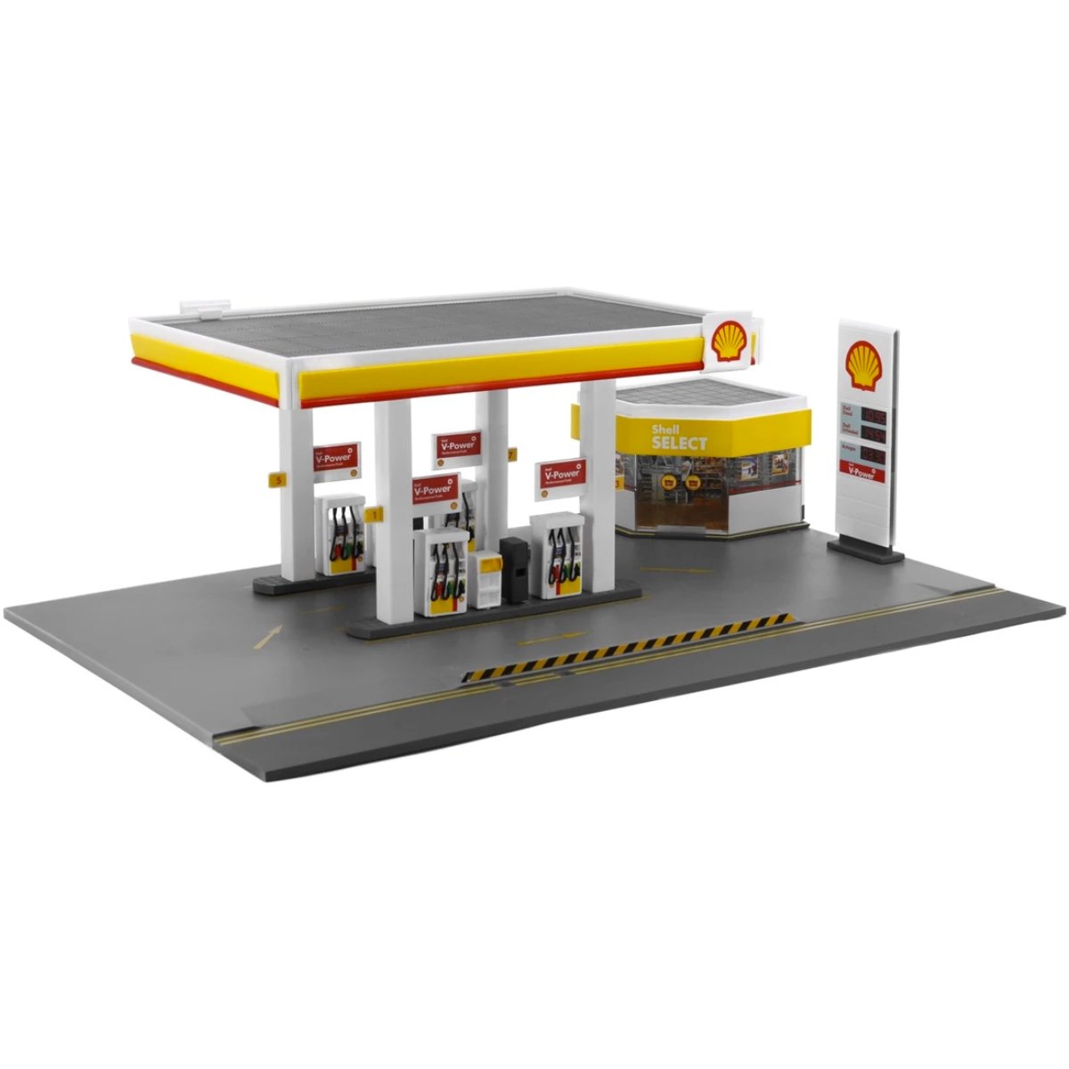 Tiny Models Shell Petrol Station Diorama Playset (1:64 / 1:76 Scale) - Phillips Hobbies