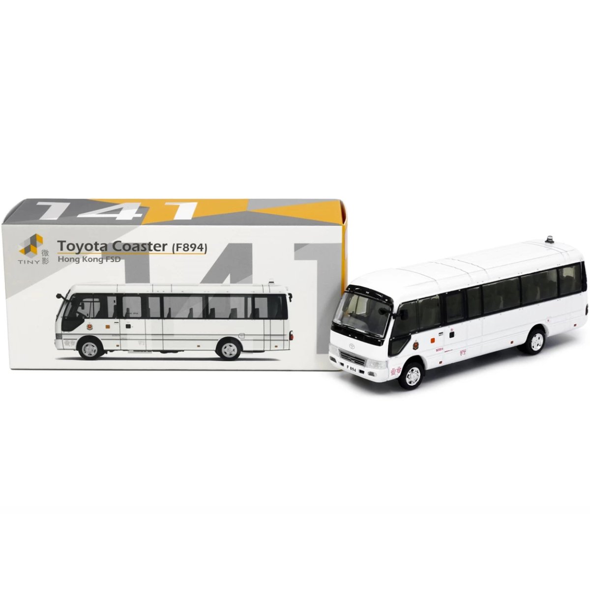 Tiny Models Toyota Coaster B59 HKFSD (1:76 Scale) - Phillips Hobbies