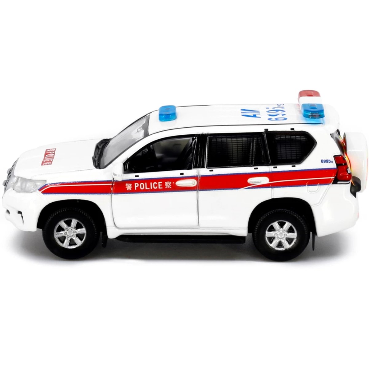 Tiny Models Toyota Prado Police 2018 (1:64 Scale) - Phillips Hobbies
