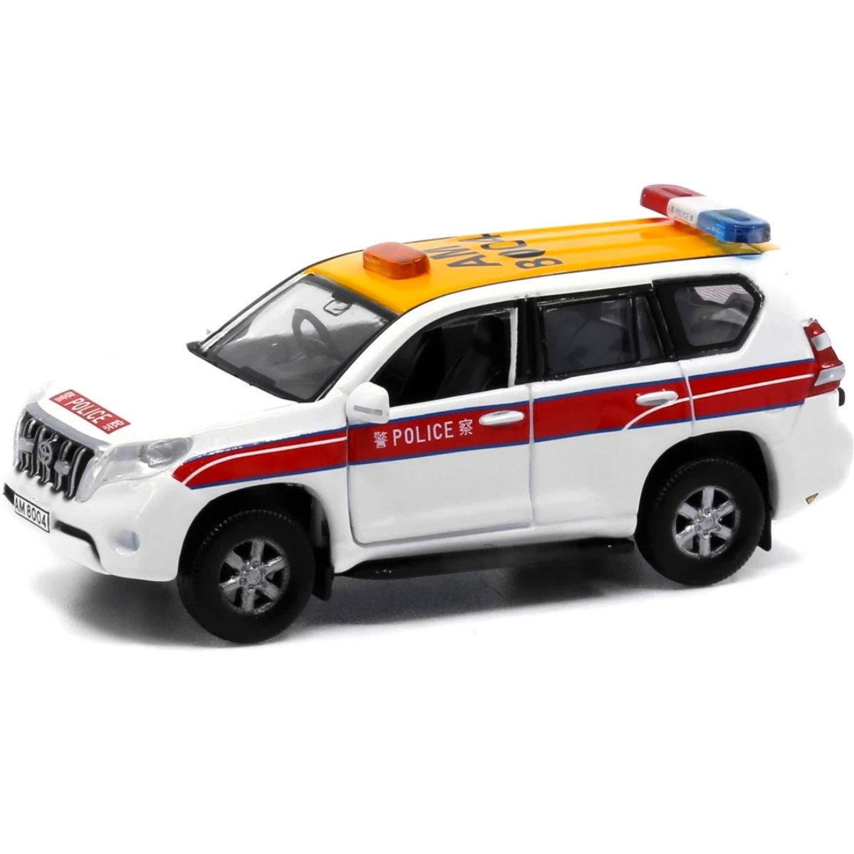 Tiny Models Toyota Prado Police - Airport District (1:64 Scale) - Phillips Hobbies