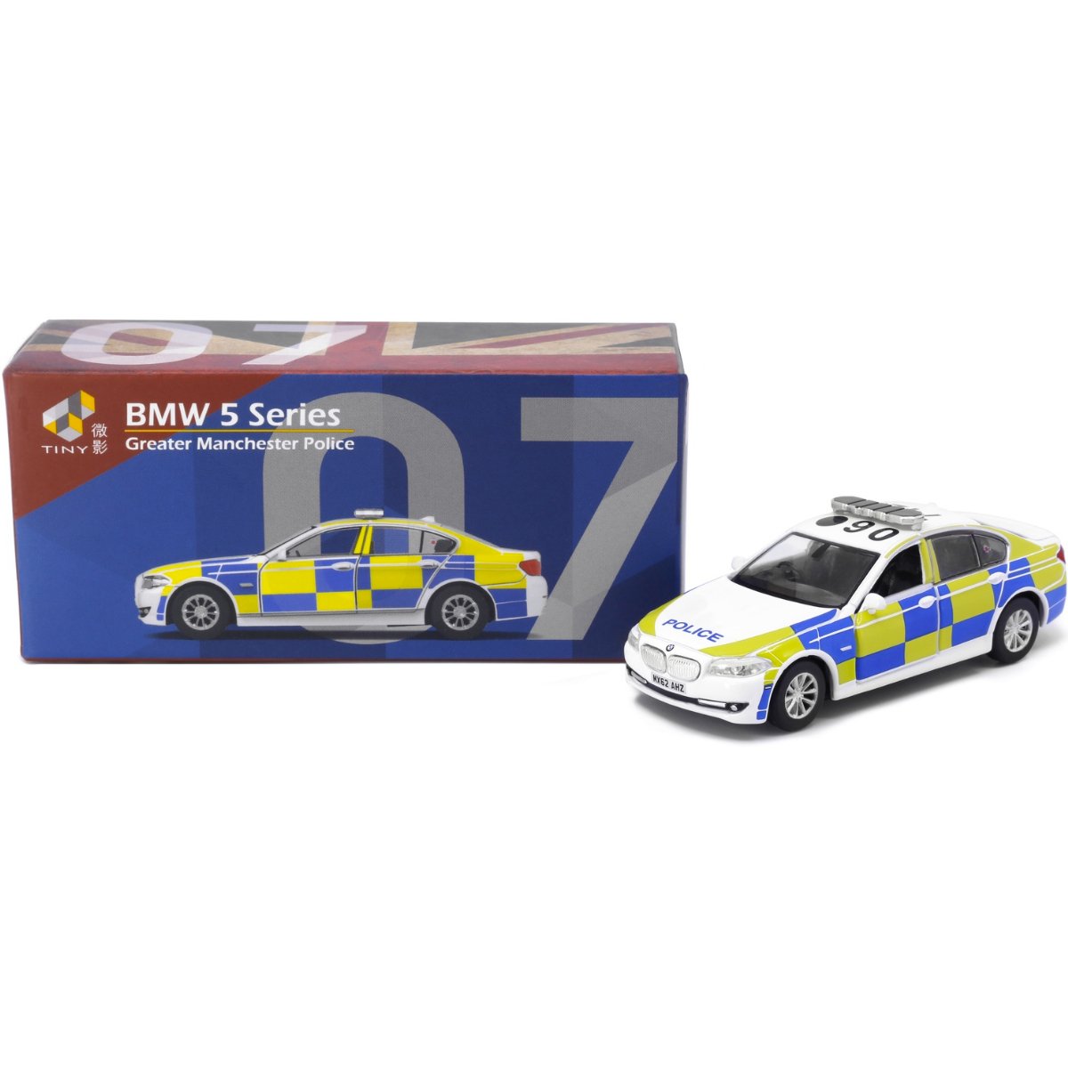 Tiny Models UK7 BMW 5 Series F10 - Greater Manchester Police (1:64 Scale) - Phillips Hobbies