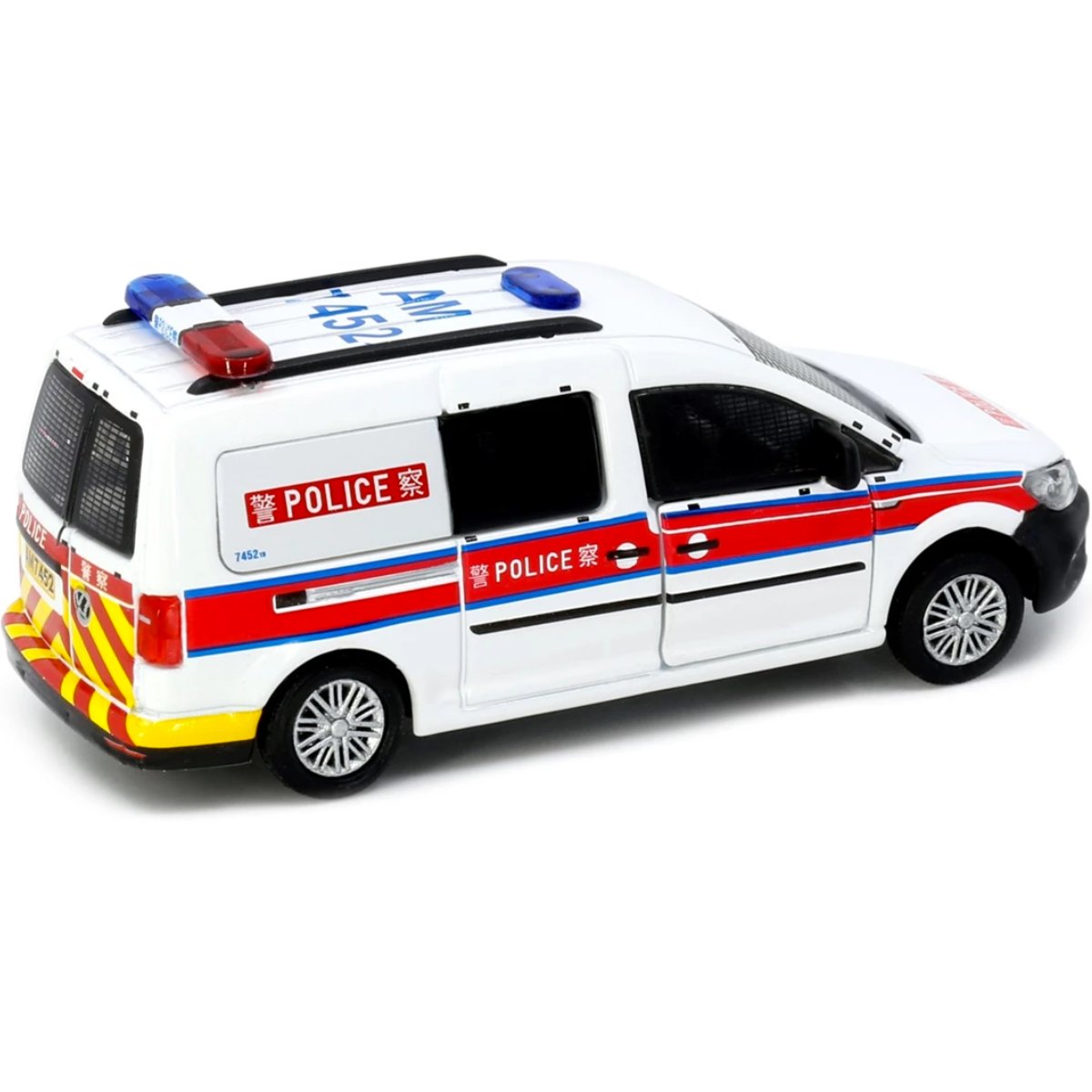 Tiny Models Volkswagen Caddy Hong Kong Police AM7452 (1:64 Scale) - Phillips Hobbies