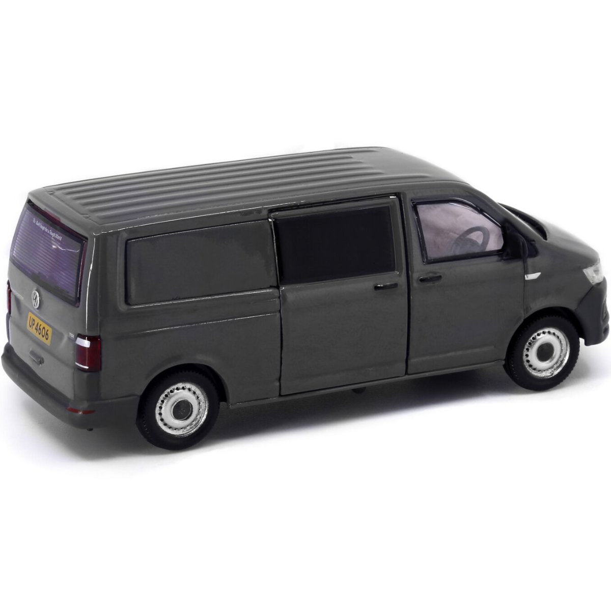 Tiny Models Volkswagen T6 Transporter Grey (1:64 Scale) - Phillips Hobbies