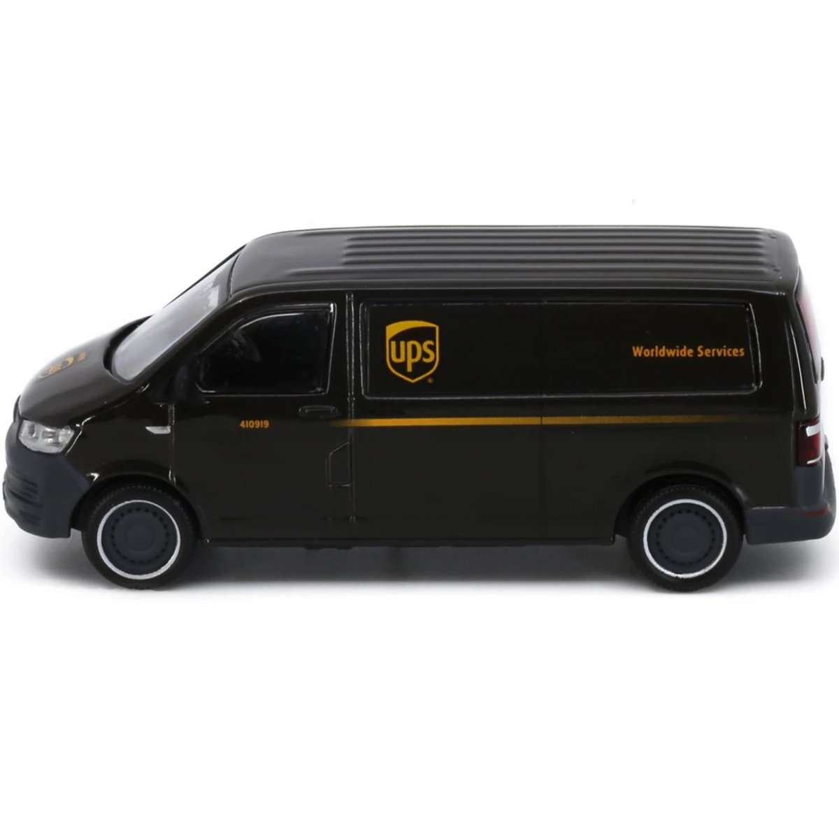 Tiny Models Volkswagen T6 Transporter UPS (1:64 Scale) - Phillips Hobbies