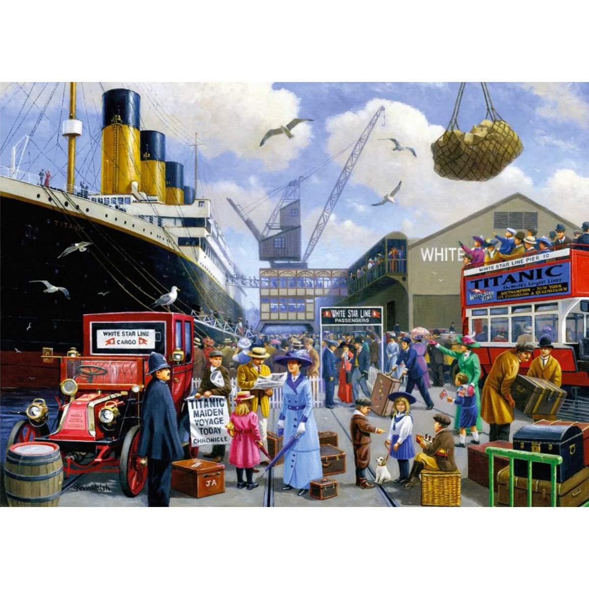 Titanic Maiden Voyage - Kevin Walsh 1000 Piece Jigsaw Puzzle - Phillips Hobbies