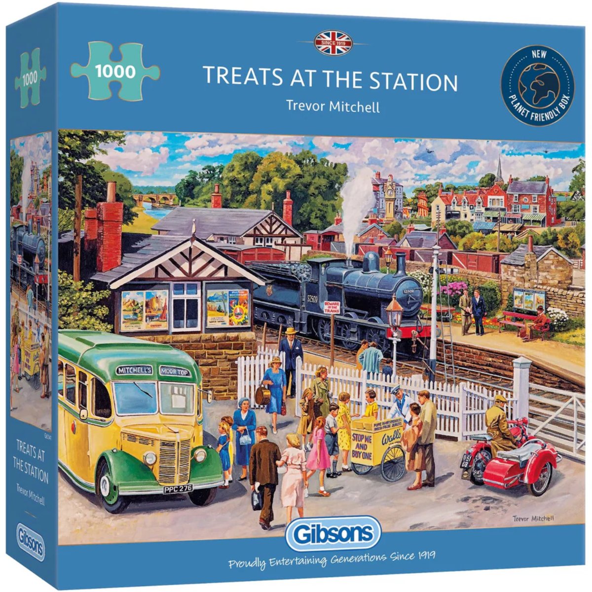 Treats At The Station - Gibsons 1000 Piece Jigsaw Puzzle - Phillips Hobbies