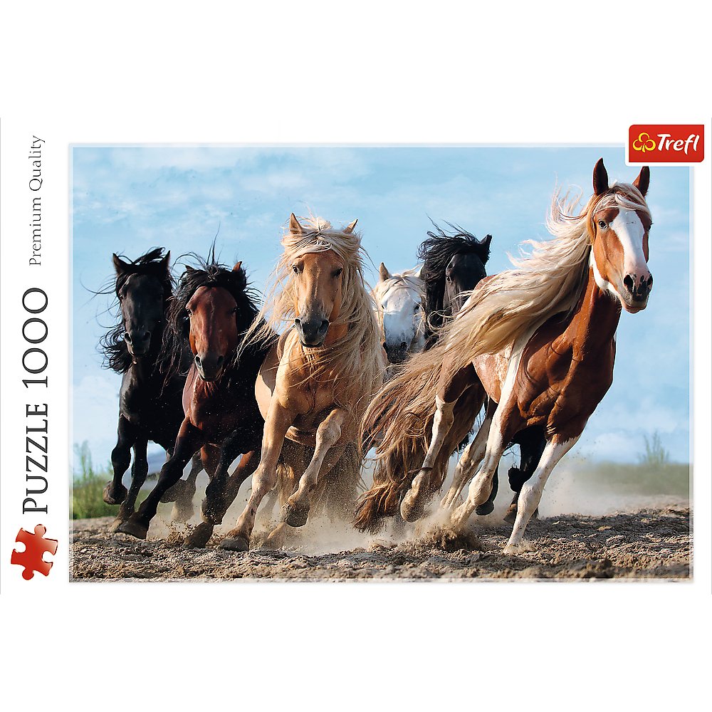 Trefl Galloping Horses Jigsaw Puzzle (1000 Pieces) - Phillips Hobbies