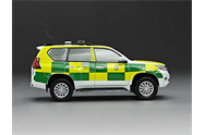 Vitesse Toyota Land Cruiser Prado 2018 UK Ambulance Service Isle of Wight NHS Trust - 1:43 Scale Model - Phillips Hobbies
