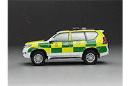 Vitesse Toyota Land Cruiser Prado 2018 UK Ambulance Service Isle of Wight NHS Trust - 1:43 Scale Model - Phillips Hobbies