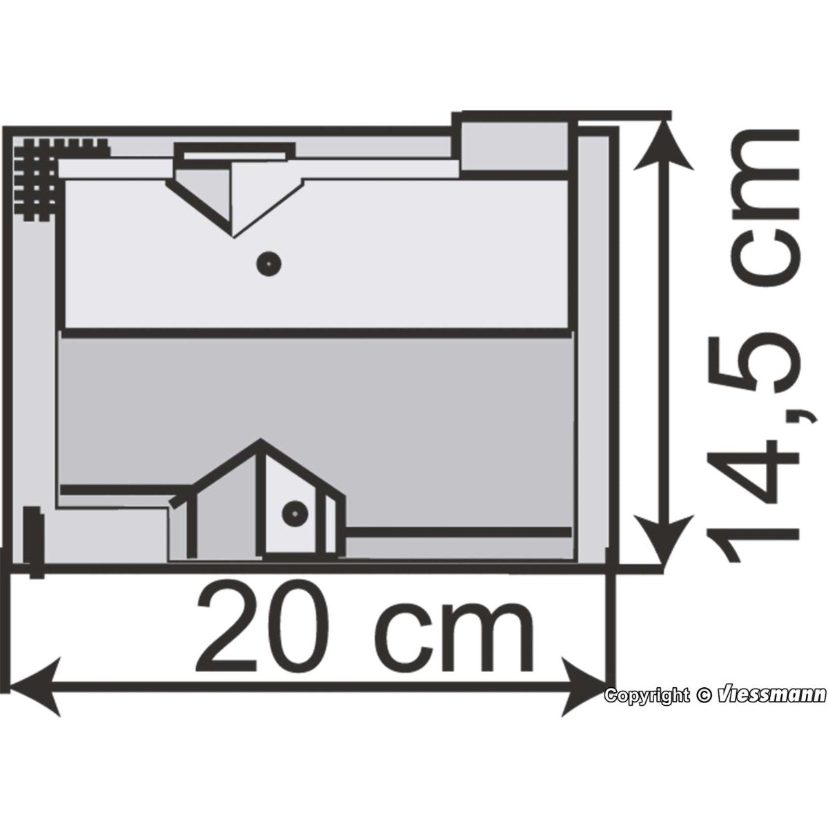 Vollmer 43662 Lidl Supermarket Plastic Kit - HO / OO Gauge - Phillips Hobbies