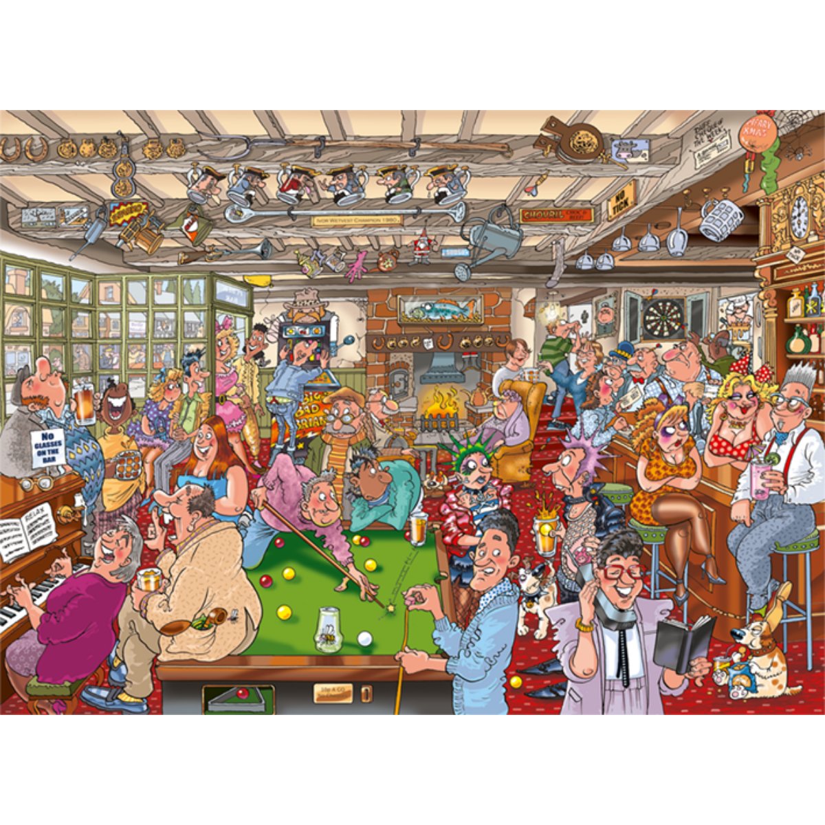 Wasgij Destiny 19 The Puzzlers Arms! Jigsaw Puzzle (1000 Pieces) - Phillips Hobbies