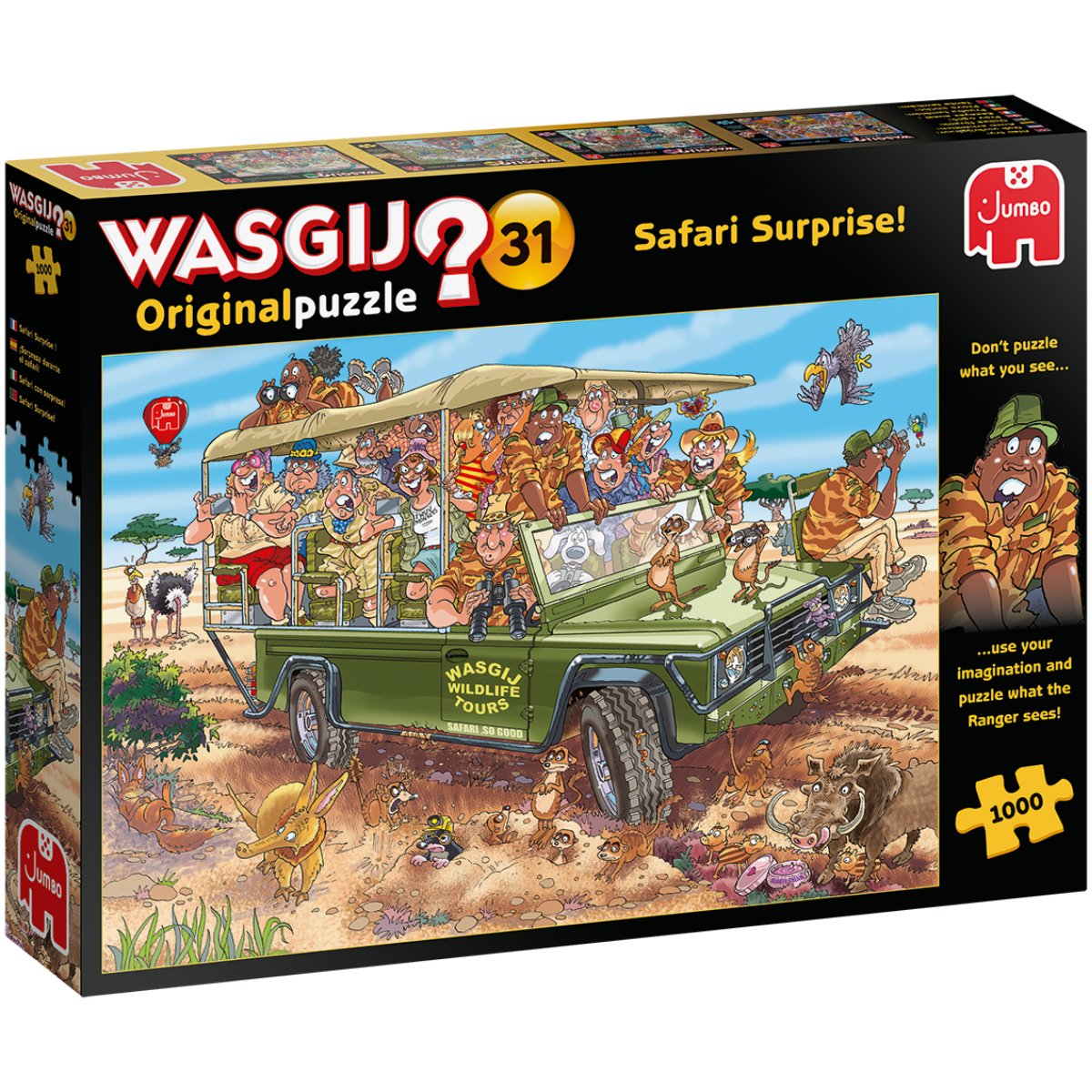 Wasgij Original 31 Safari Surprise! Jigsaw Puzzle (1000 Pieces) - Phillips Hobbies