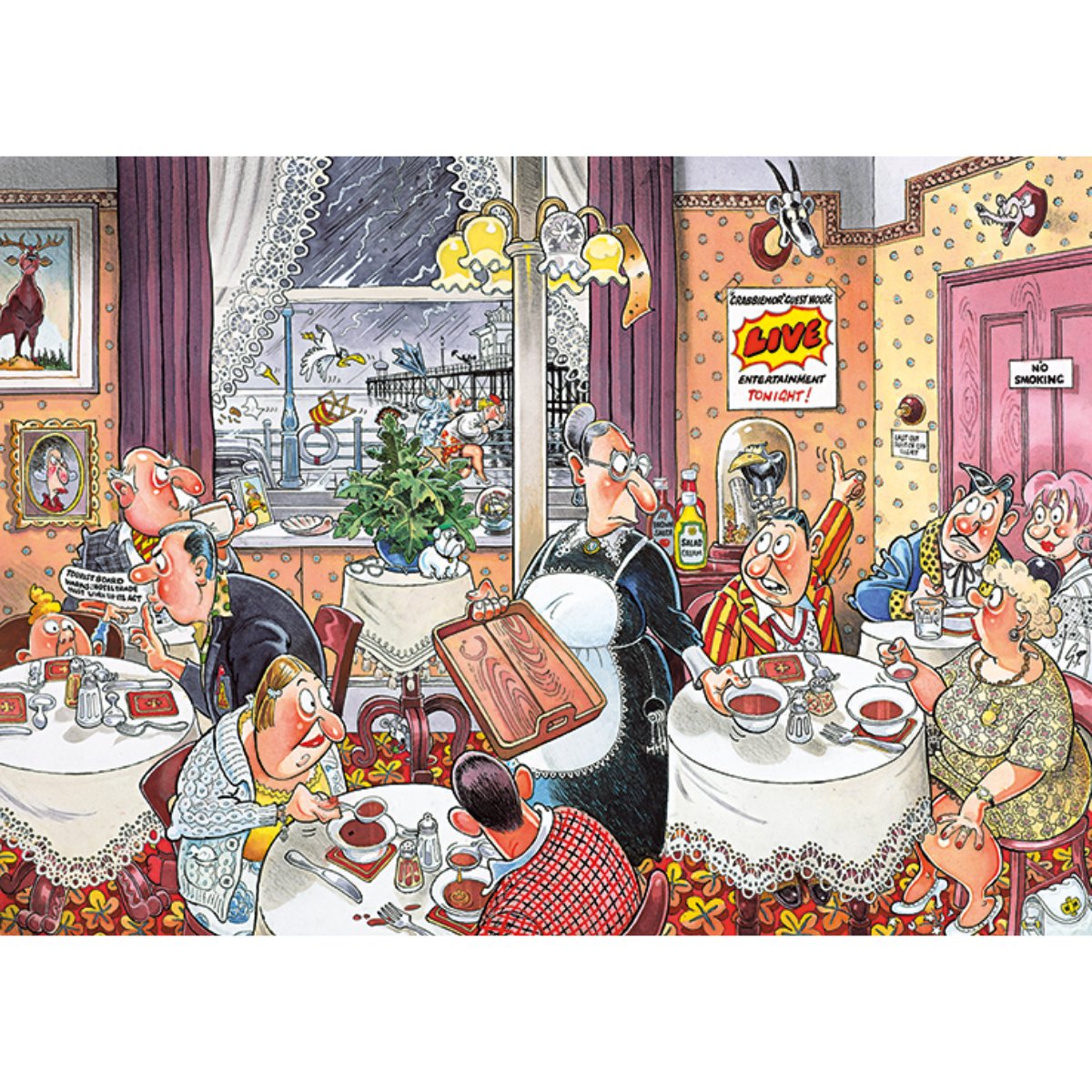 Wasgij Retro Mystery 4 Live Entertainment Jigsaw Puzzle (1000 Pieces) - Phillips Hobbies