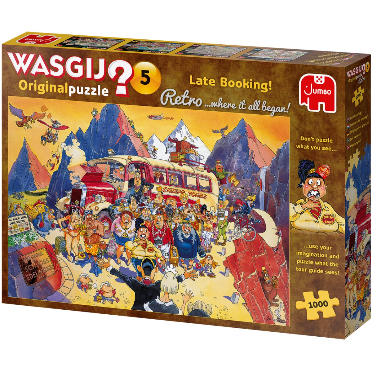 Wasgij Retro Original 5 Late Booking! Jigsaw Puzzle (1000 Pieces) - Phillips Hobbies