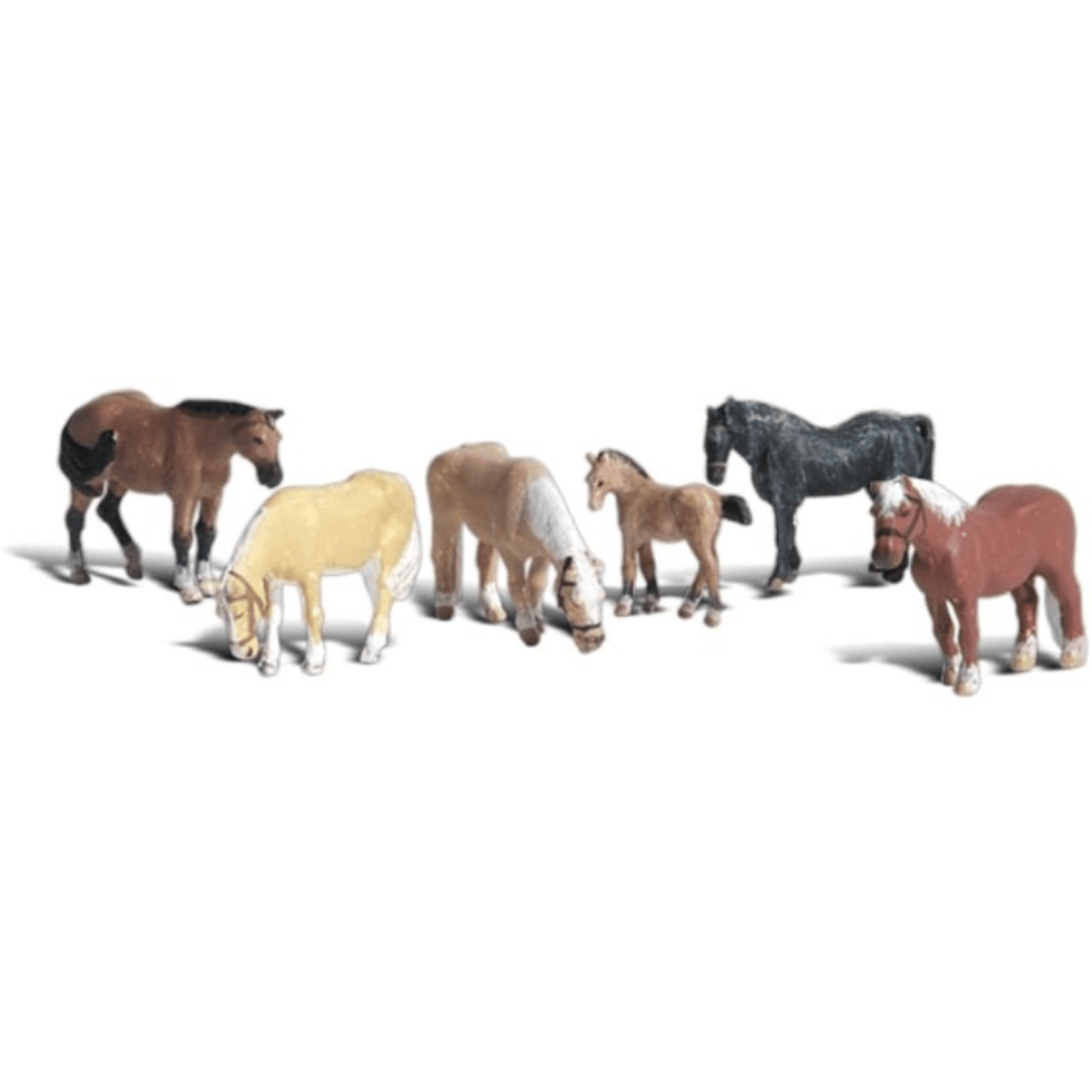 Woodland Scenics Farm Horses - N Gauge - Phillips Hobbies