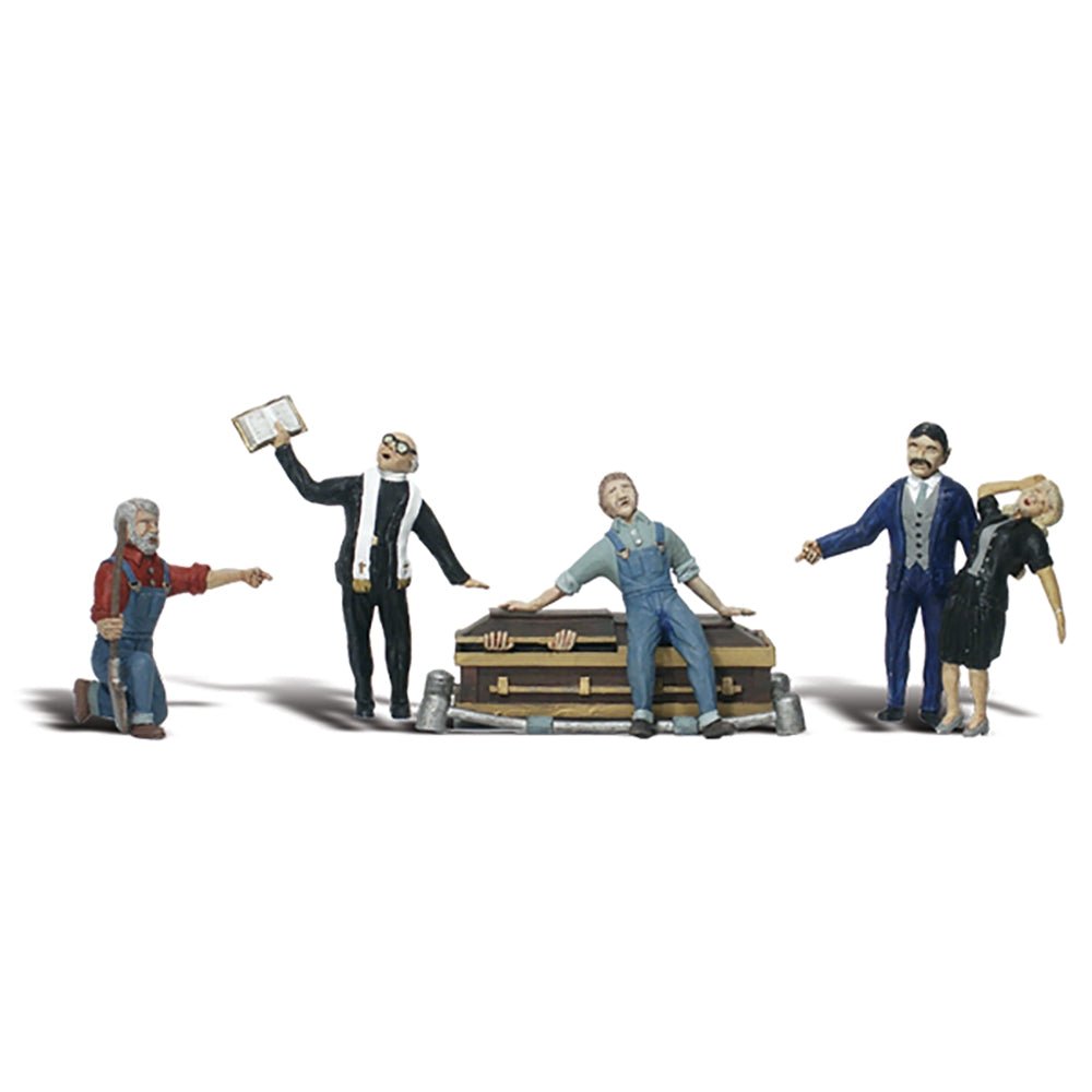 Woodland Scenics Graveside Service Figures - OO/HO Gauge - Phillips Hobbies