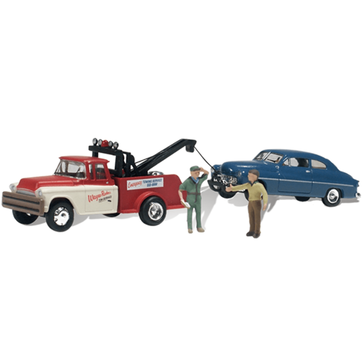 Woodland Scenics Wayne Recker's Tow Service Set - OO/HO Gauge - Phillips Hobbies