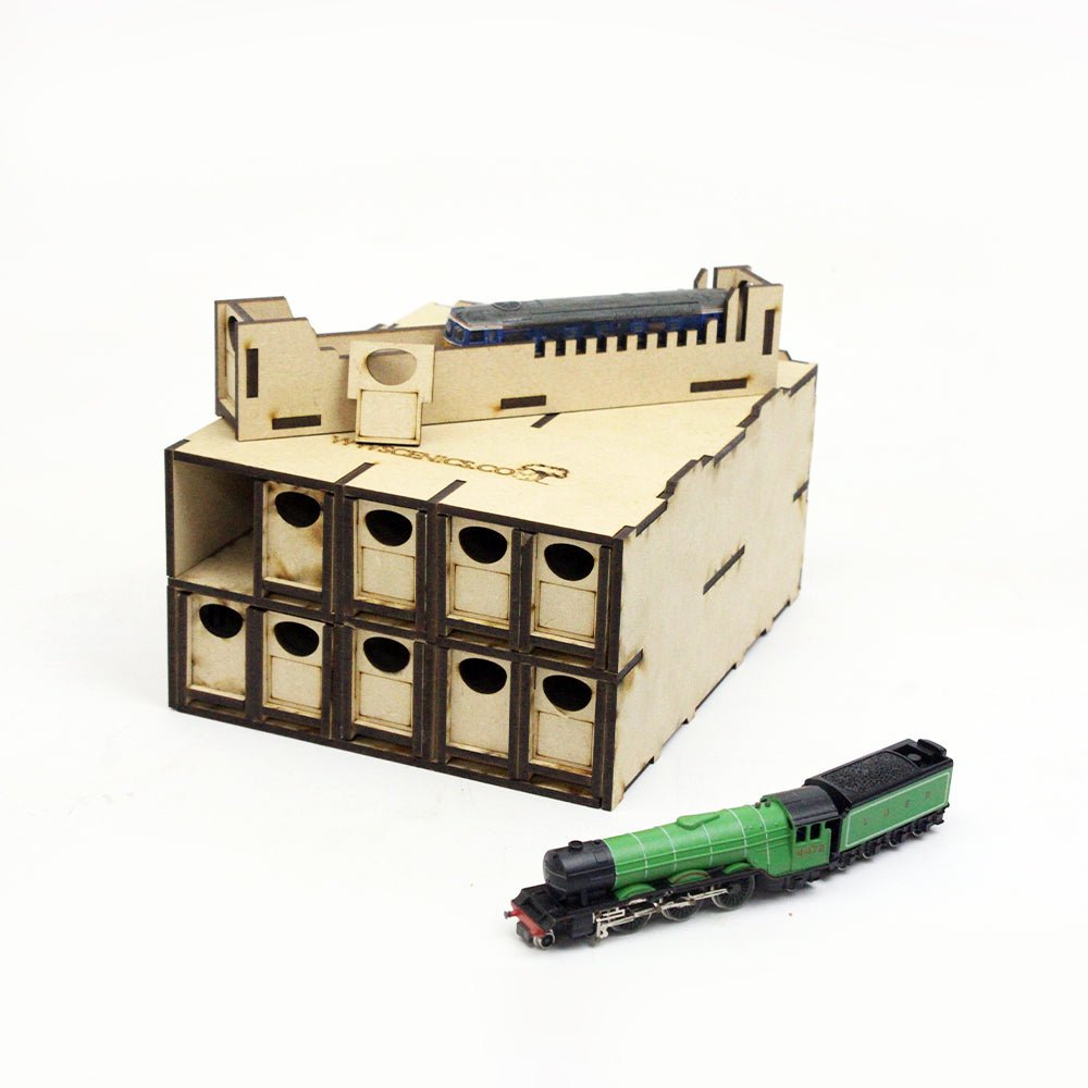 WWScenics Loco Storage Box For N Gauge - 10 Drawers - Phillips Hobbies