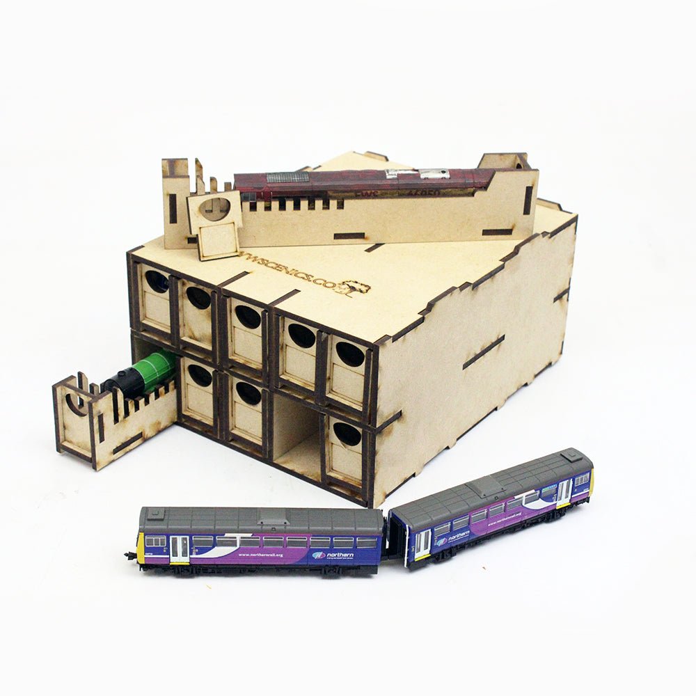 WWScenics Loco Storage Box For N Gauge - 10 Drawers - Phillips Hobbies