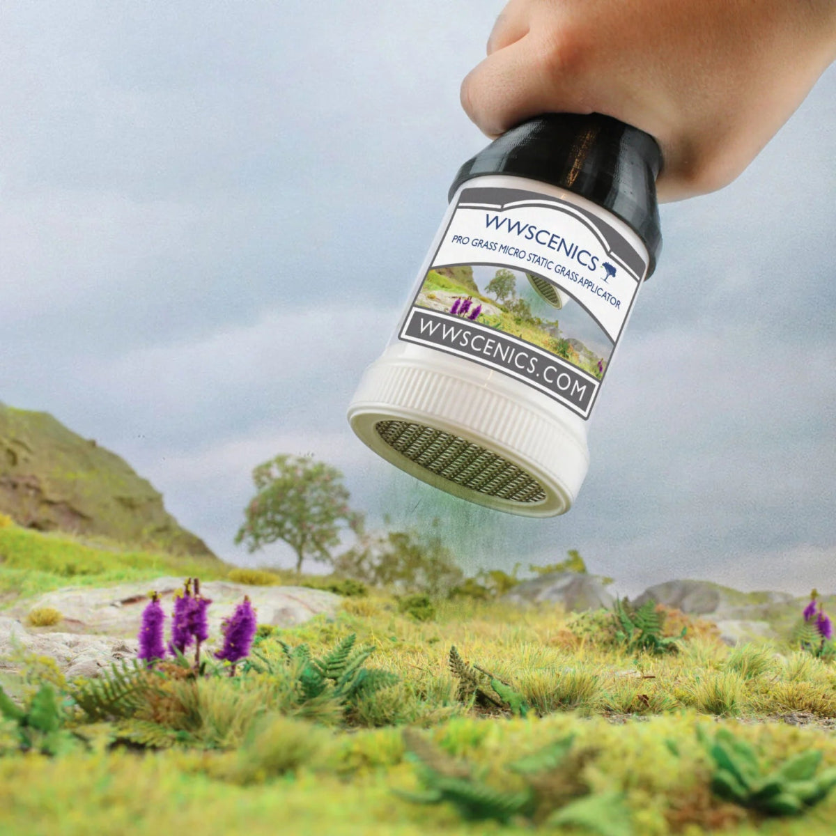 WWScenics Pro Grass Micro Static Grass Applicator - Phillips Hobbies