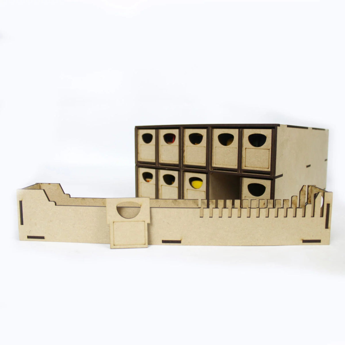 WWScenics The Loco Storage Box 10 Drawers - OO, HO & OO9 - Phillips Hobbies