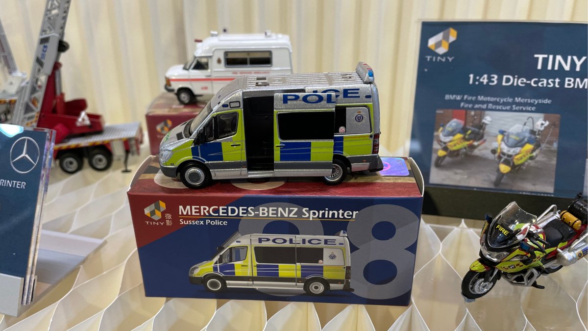George meets Tiny City Diecast at London Toy Fair 2024 - Phillips Hobbies