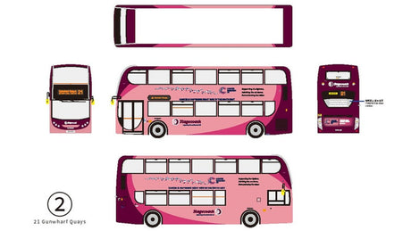 Omnidekka Models Next Release - Cancer Research Enviro400 - Phillips Hobbies
