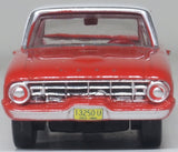 Oxford Diecast 87FA60001 1960 Ford Falcon Ranchero Monte Carlo Red/Corinthian White - 1:87 Scale