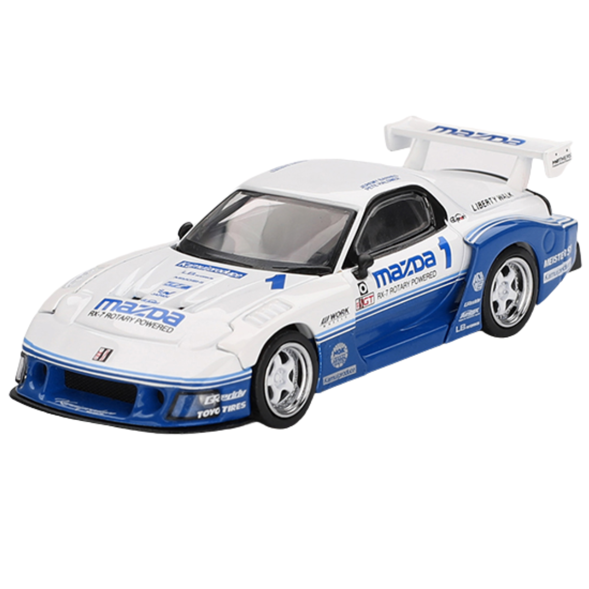 Mini GT Mazda RX-7 LB-Silhouette IMSA (RHD) - 1:64 Scale
