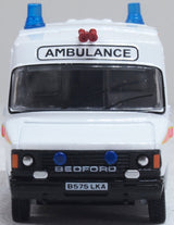 Oxford Diecast Bedford CF Hanlon Ambulance Merseyside Ambulance Service - 1:76 Scale