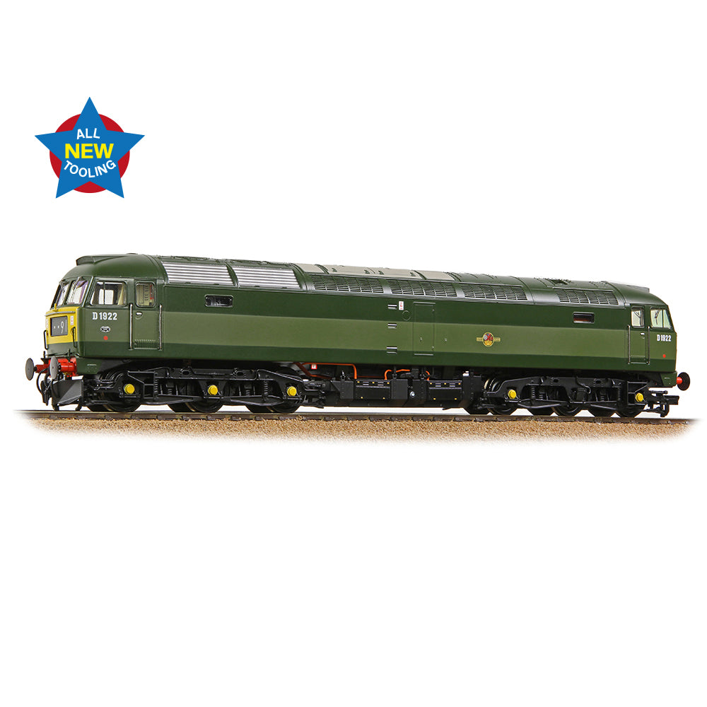 PRE-ORDER:  Bachmann Class 47/0 D1922 BR Two-Tone Green (Small Yellow Panels) - OO Gauge