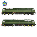 PRE-ORDER:  Bachmann Class 47/0 D1940 BR Two-Tone Green (Small Yellow Panels) - OO Gauge