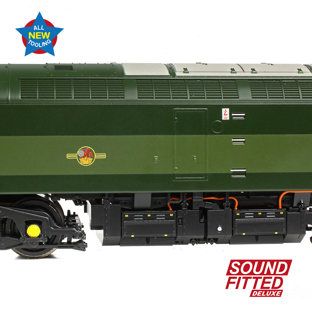 PRE-ORDER:  Bachmann Class 47/0 D1940 BR Two-Tone Green (Small Yellow Panels) SOUND FITTED DELUXE - OO Gauge